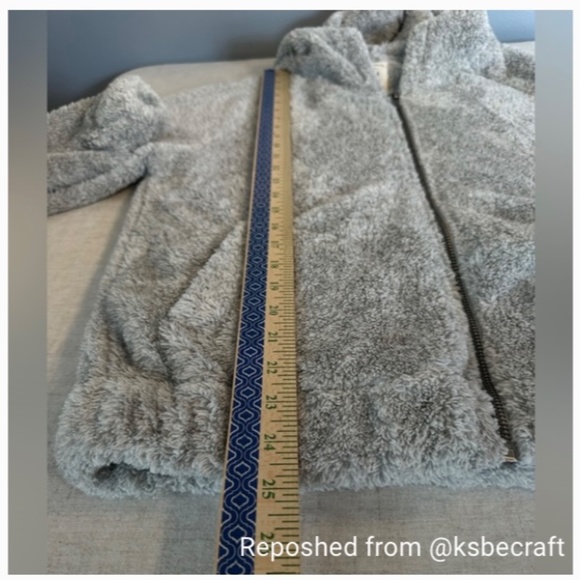 Billabong Sherpa Teddy Bear Zip Up Hoodie Size Lg - Picture 5 of 9